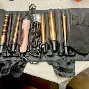 Lange 5 piece curling set